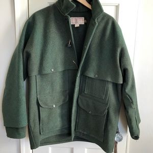 RARE FIND Filson Double Wool Mackinaw Cruiser | Green | EXCELLENT WEAR | LARGE